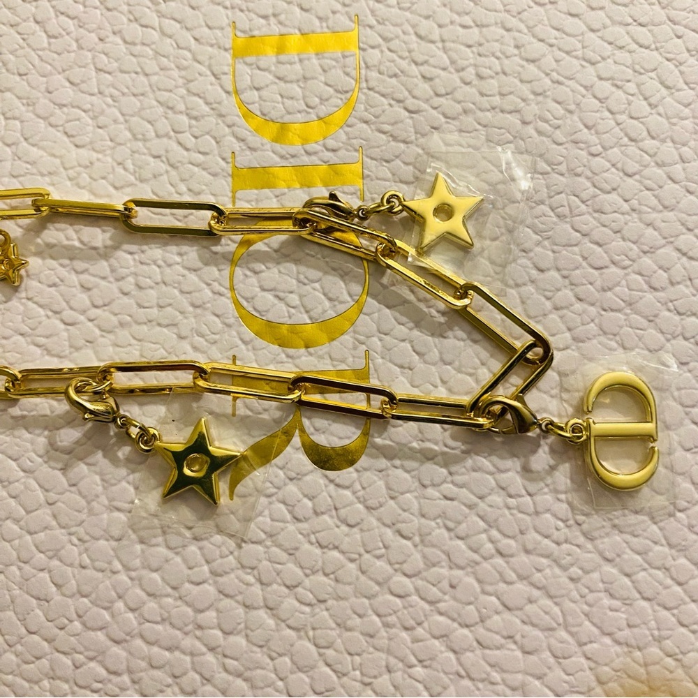 Dior CD and Star charm phone chain/ can be DIY necklace / bracelet - Picture 12 of 12